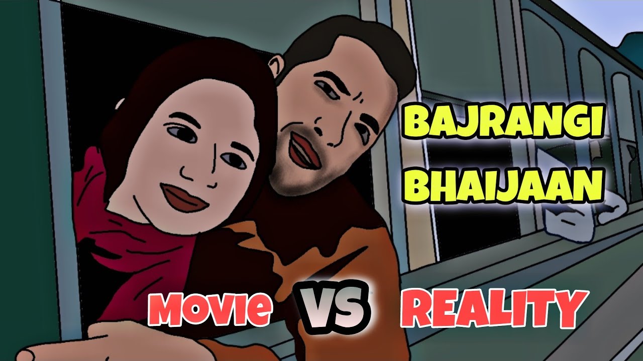 BAJRANGI BHAIJAAN MOVIES VS REALITY | FUNNY ANIMATED SPOOF | SALMAN KHAN , NAWAZUDDIN,HARASHALI