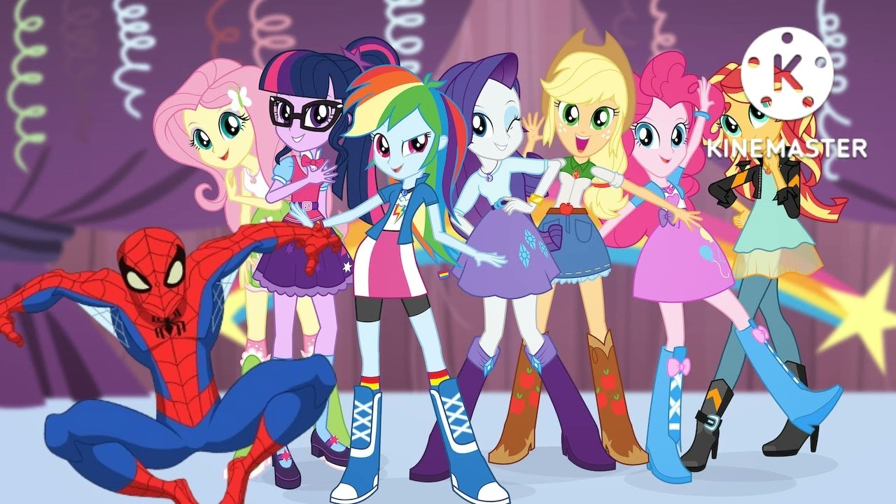 Yo el espectacular spiderman en Equestria girls (Cap 1)