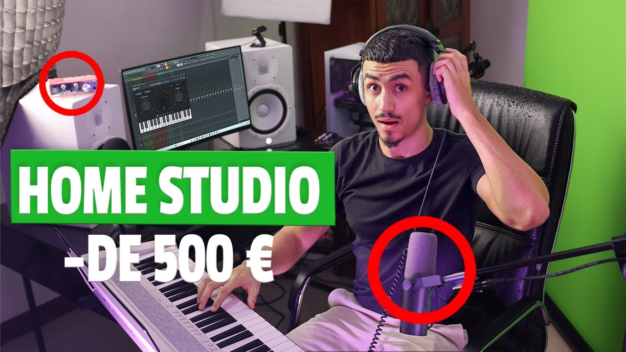COMMENT FAIRE UN HOME STUDIO DÉBUTANT POUR MOINS DE 500 € - MATERIEL INDISPENSABLE POUR ENREGISTRER