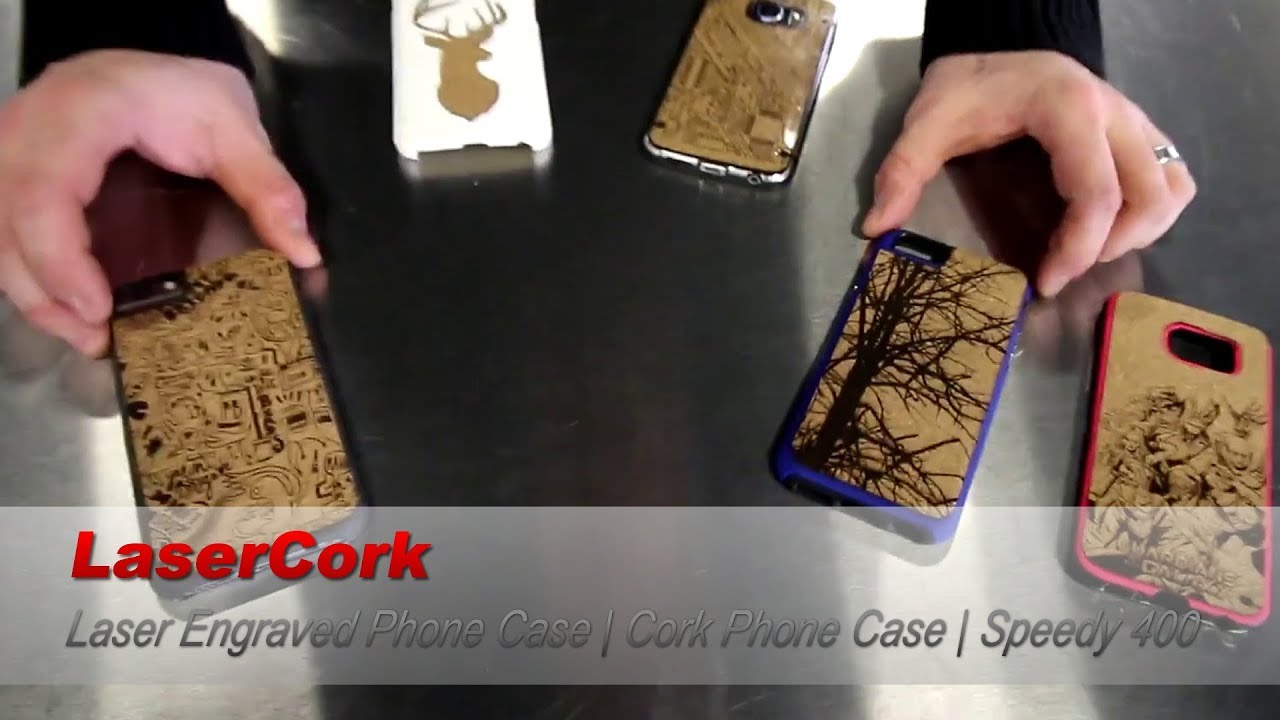 Laser Engraved Phone Case | Cork Phone Case | Speedy 400