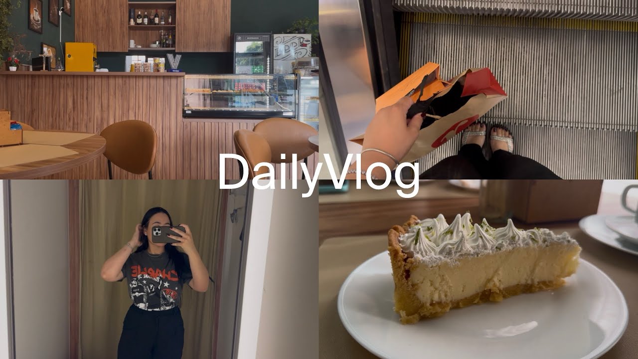 Daily Vlog: cafeteria, passeio no shopping e comprinhas ✨☕️🛍️