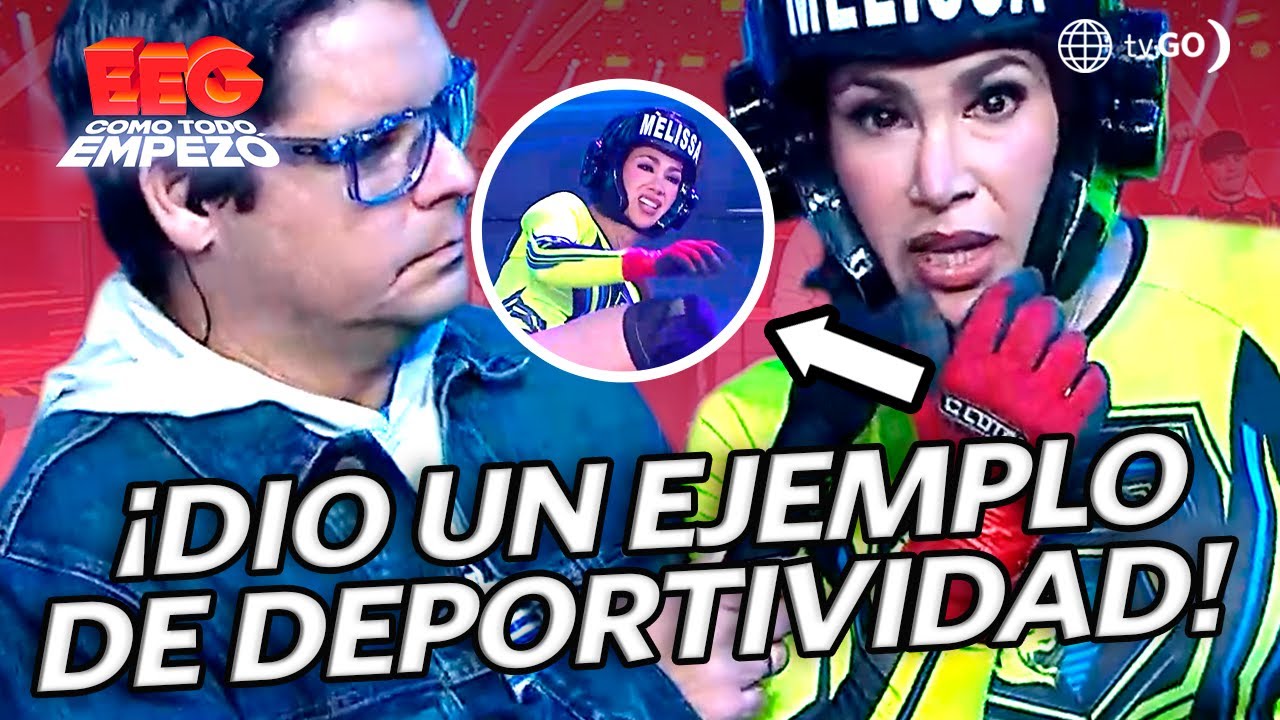 EEG Como Todo Empezó: Melissa Loza sufrió una dura caída, pero siguió adelante
