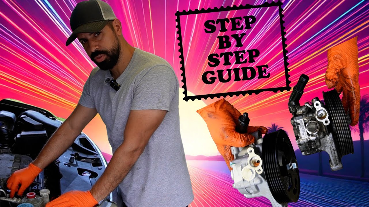 2011-2017 Honda Odyssey How to Replace a Power Steering Pump (step by step)DIY Guide
