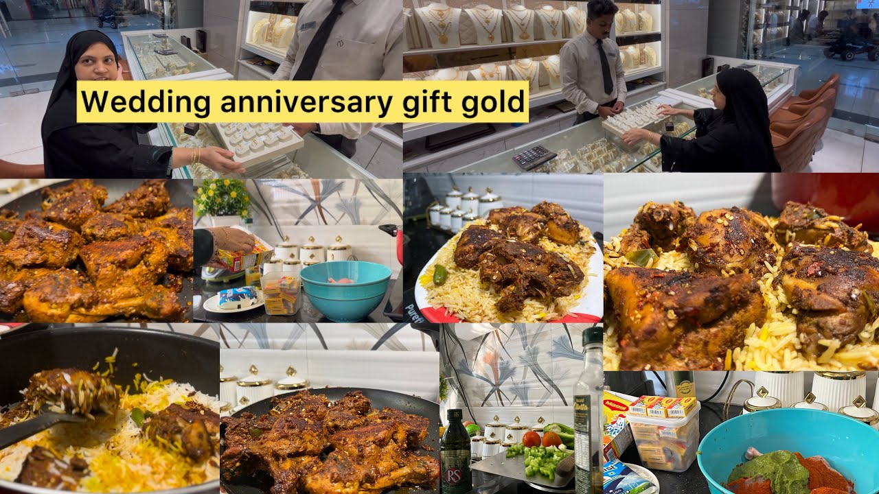 Wedding anniversary gift gold /ഇതൊക്കെയാണ് എന്റെ സന്തോഷം ♥️#mandhirecipe 