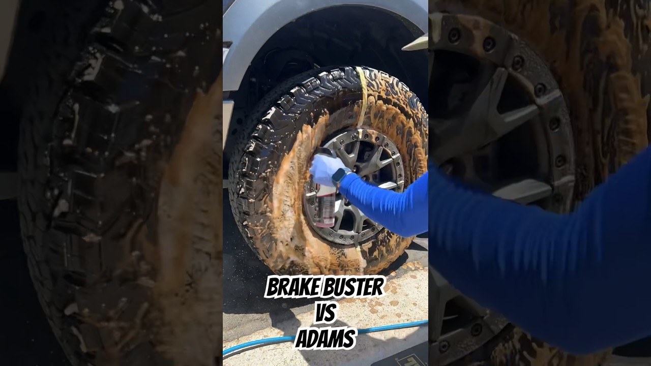 Кто победит? P&S Brake Buster против Adams W&T 🧼🧽🛞🚗 #детейлинг #диски #детейлингавтомобилей #срав...