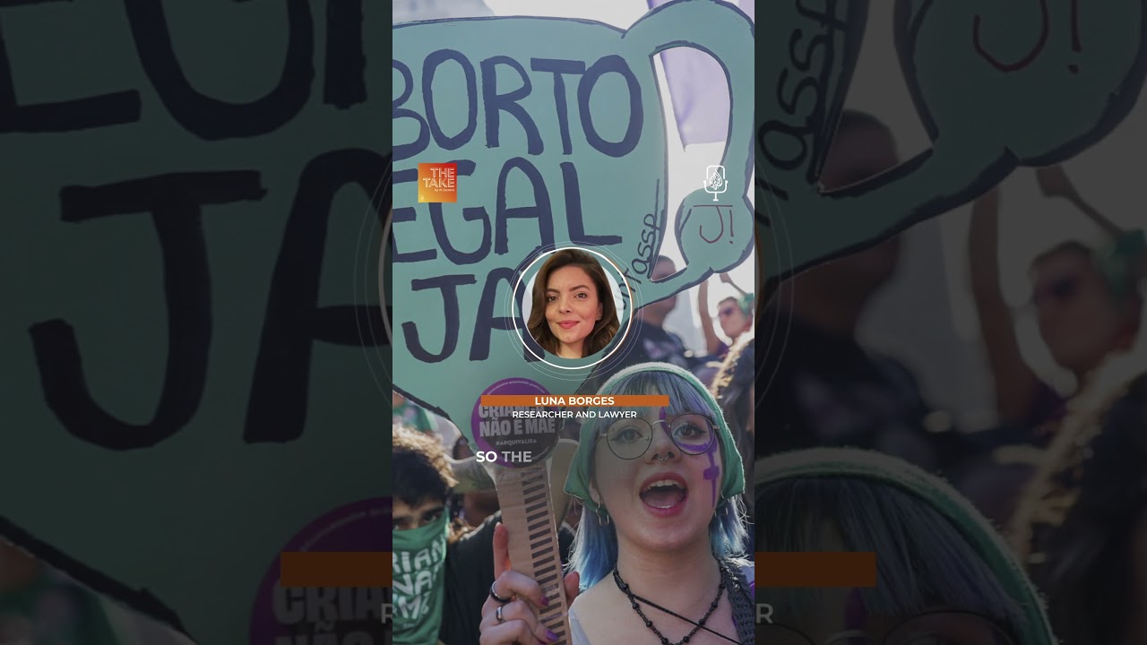 'Inside Brazil's abortion culture wars' #TheTake #shorts #podcast