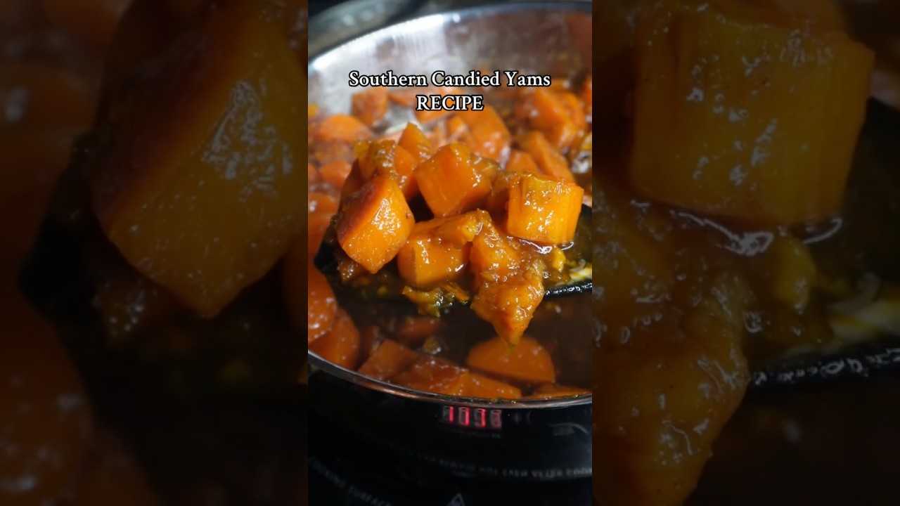 Southern candied yams 😋 #recipe #candiedyams