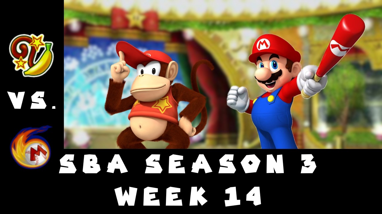 SBA S3 Week 14 Game of the Week: Diddy Monkeys vs. Mario Fireballs