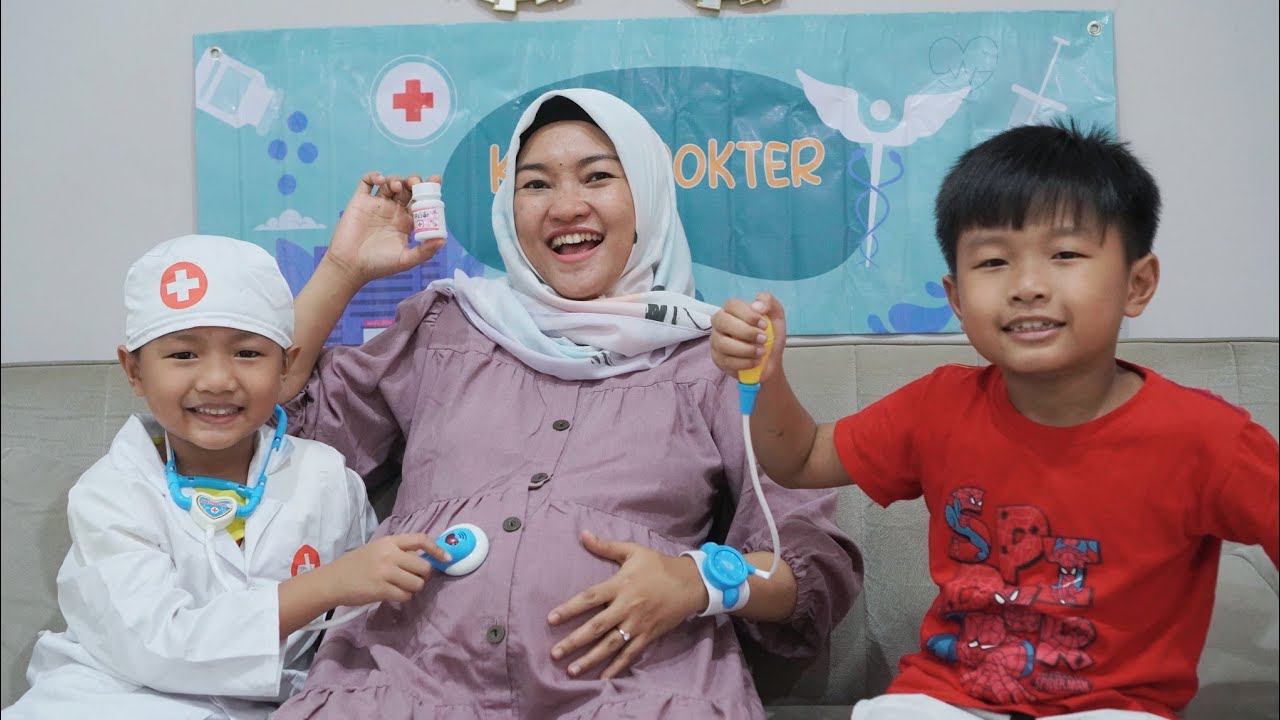 DAVIN VINO MAIN DOKTER DOKTERAN - Pasiennya Ibu Hamil | Davino Vlog