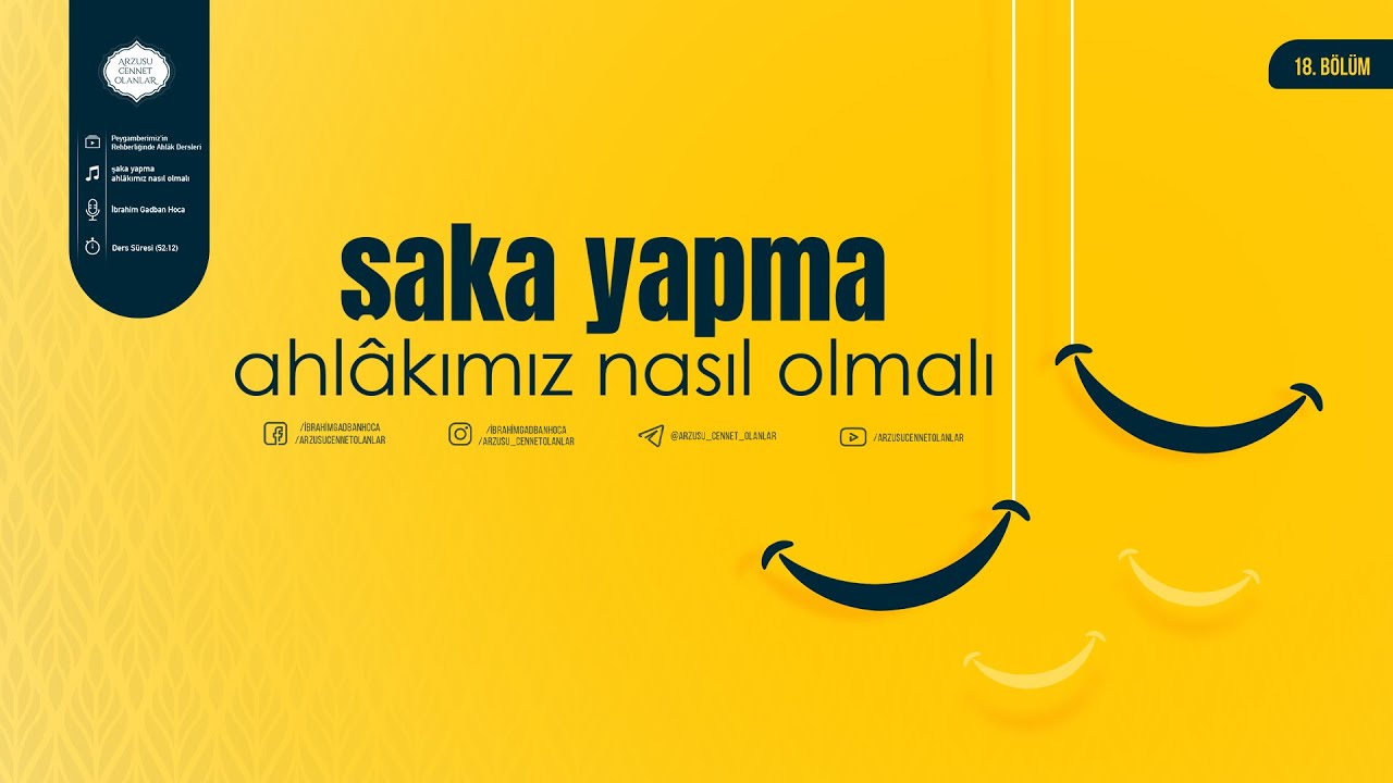 ŞAKA YAPMA AHLÂKIMIZ NASIL OLMALI? | İbrahim Gadban Hoca