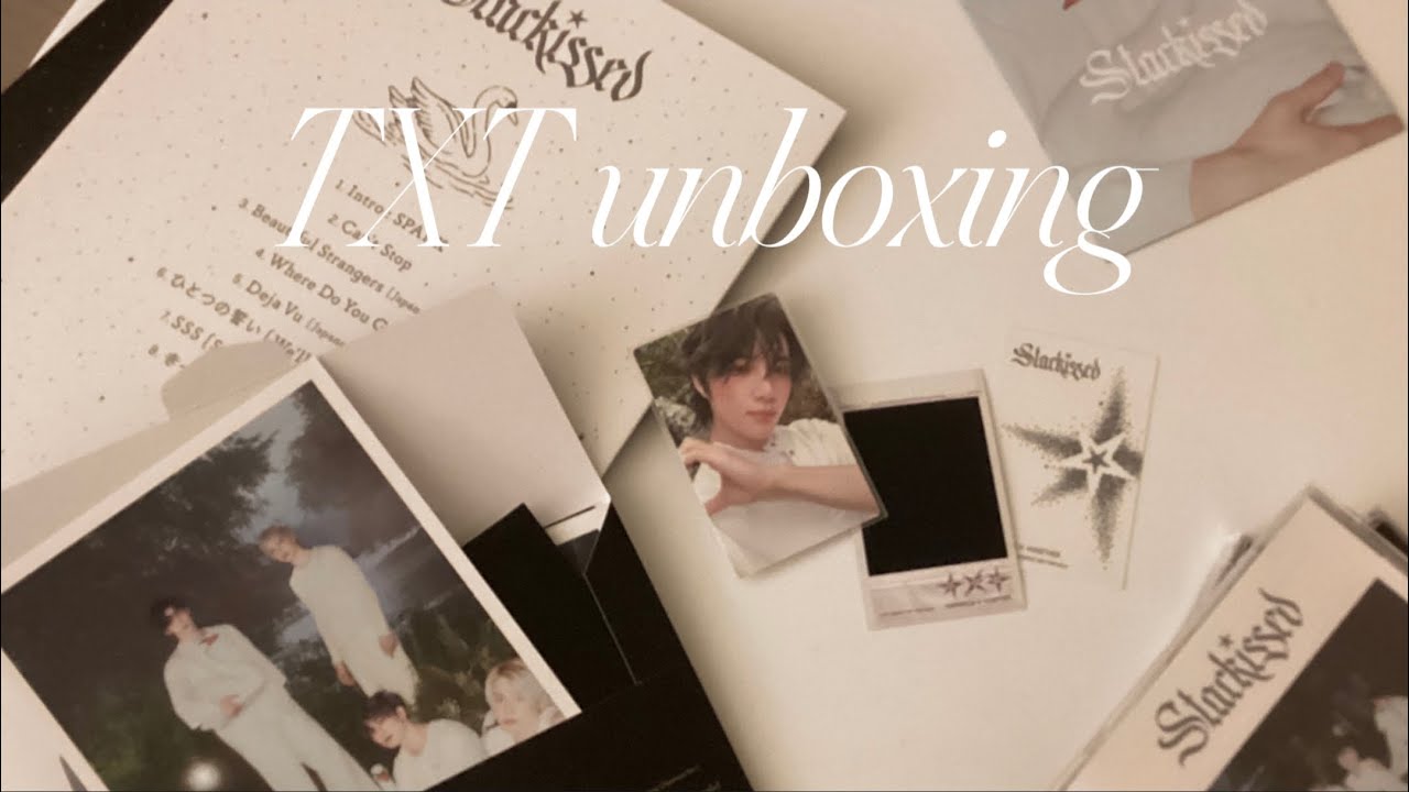 TXT Unboxing:)Starkissed🦢┆アルバム開封┆kpopオタク┆moa vlog