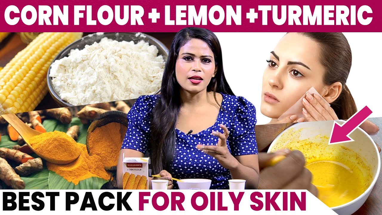 Homemade Corn Flour Face Pack | DIY Face Pack for Dark Spots