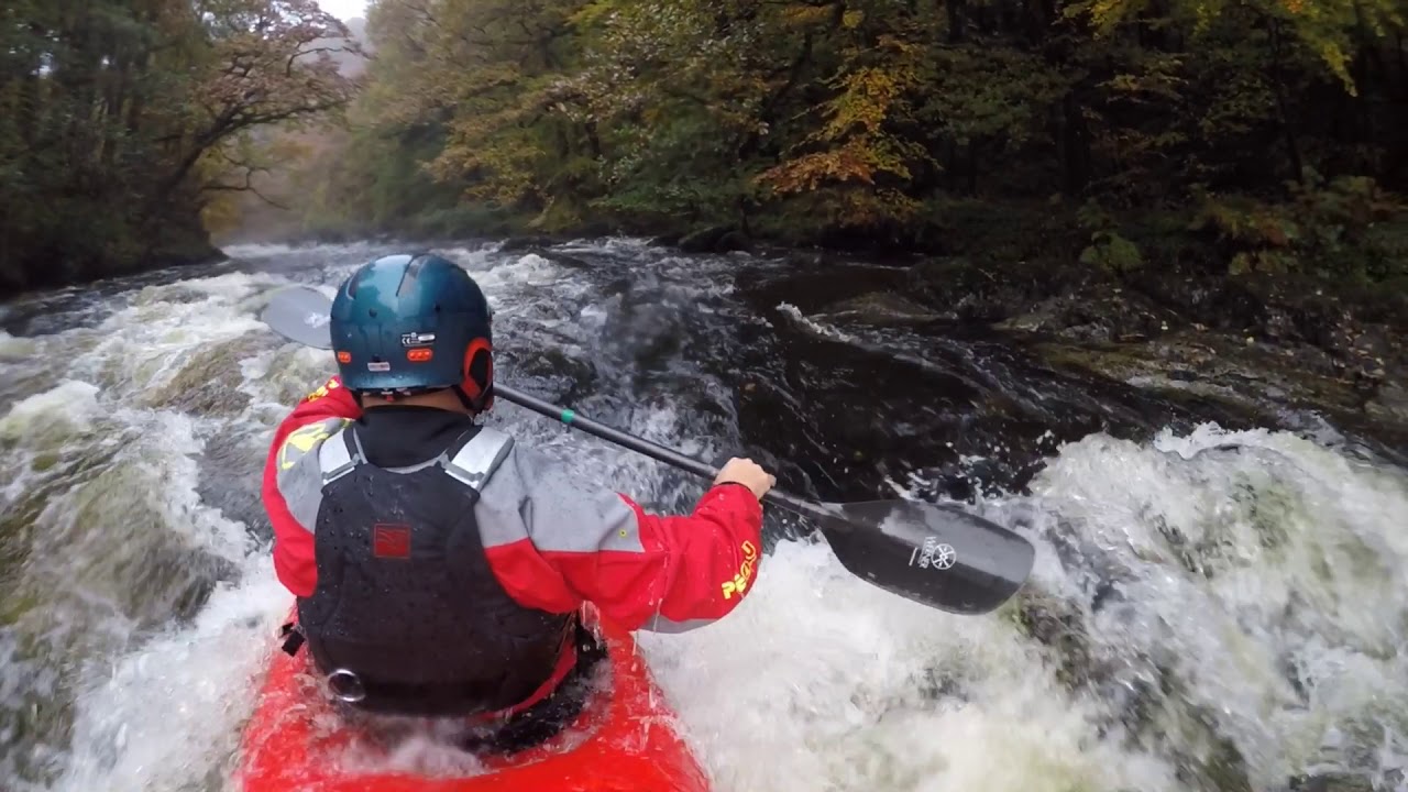 Kayaking on the River Dart loop section and last 1km of upper Dart