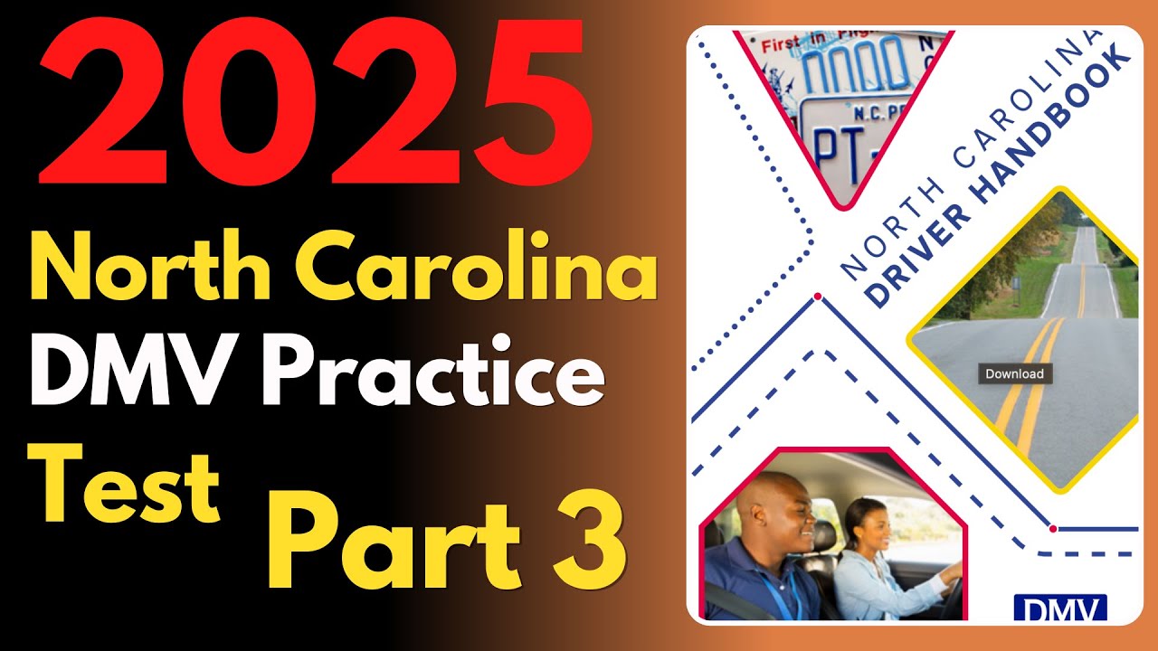 North Carolina DMV Permit Practice Test | Part 3 | USA DMV Permit Practice Test