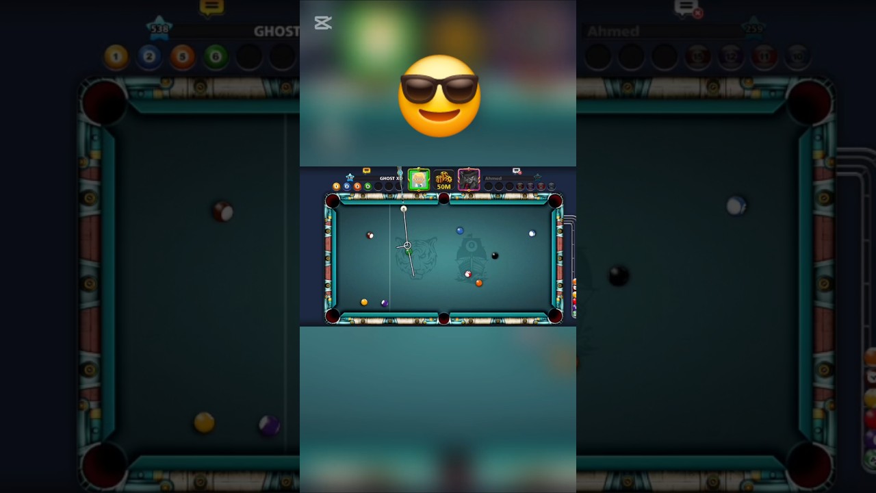 8 Ball Pool Epic Game and Trickshot #8ballpool #epicgame #8ballpooltrickshots #viralshorts