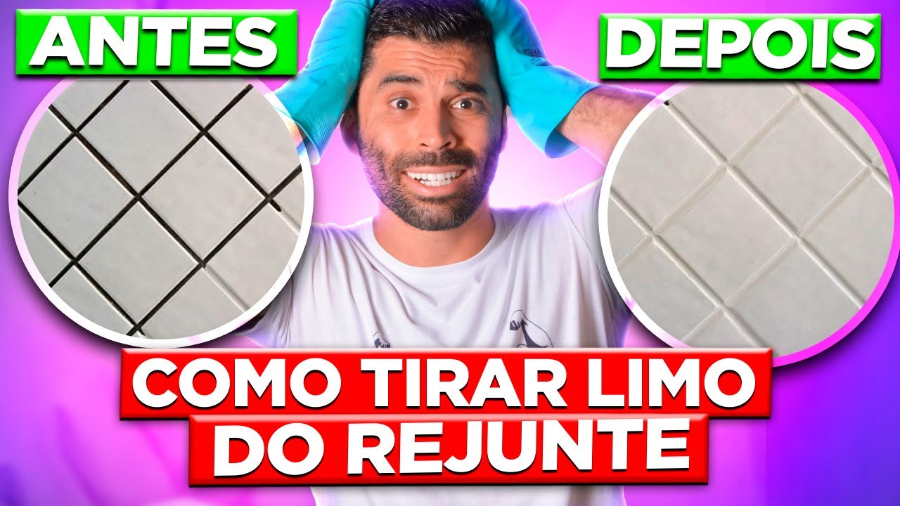 Remova o limo do rejunte do BANHEIRO com CLORO GEL 6 em 1