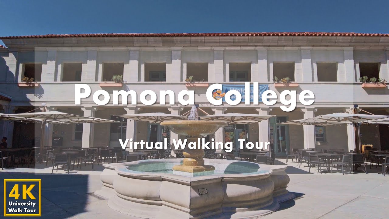Pomona College - Virtual Walking Tour [4k 60fps]