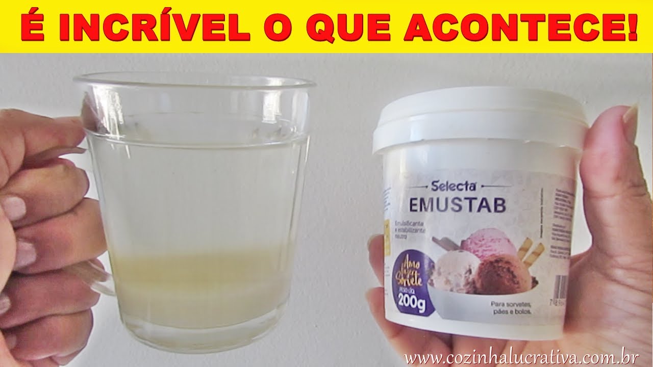 ✔️ COLOQUEI EMULSIFICANTE NA ÁGUA COM AÇÚCAR - LEIA A DESCRIÇÃO DO VÍDEO
