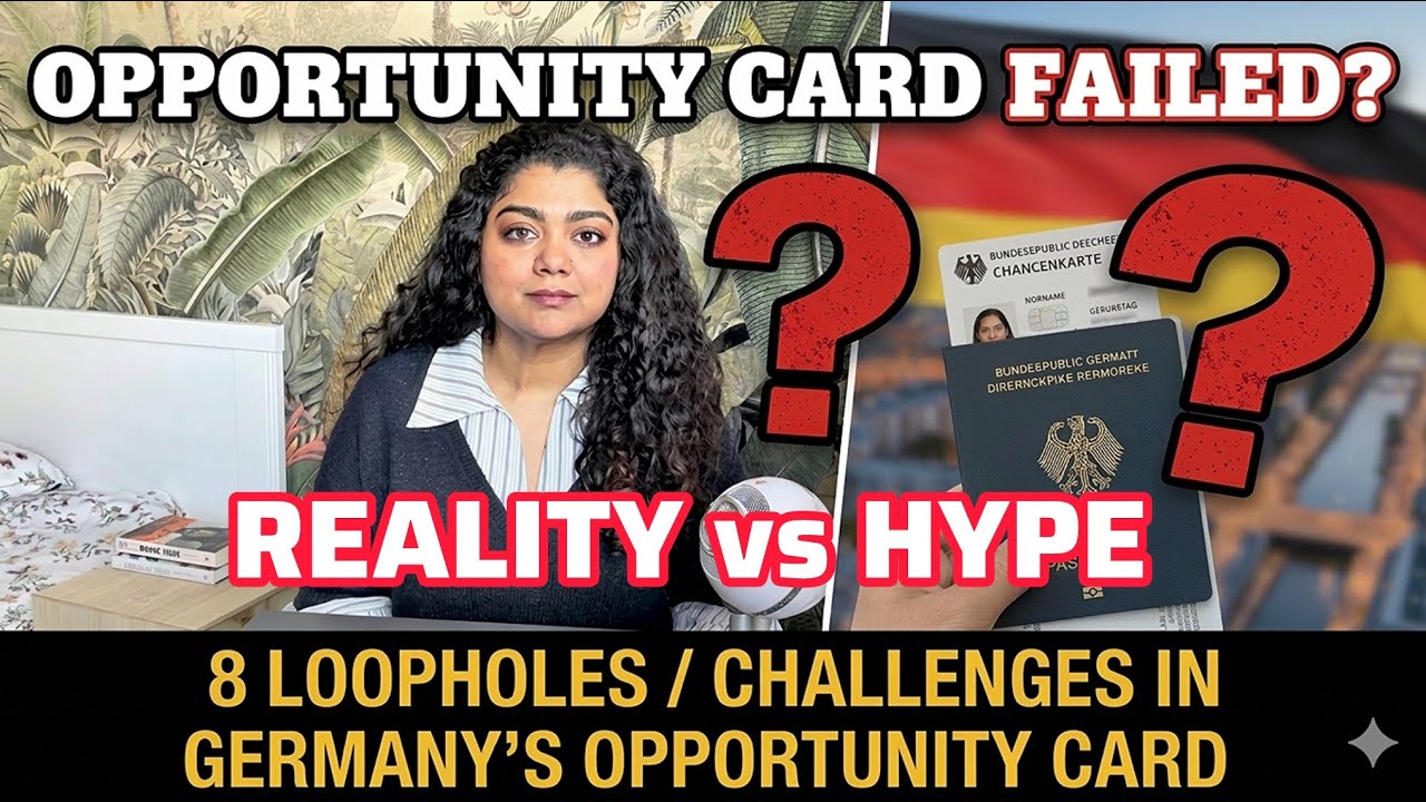 Challenges in Germany’s Opportunity Card! #chancenkarte #challenges #lifeingermany 