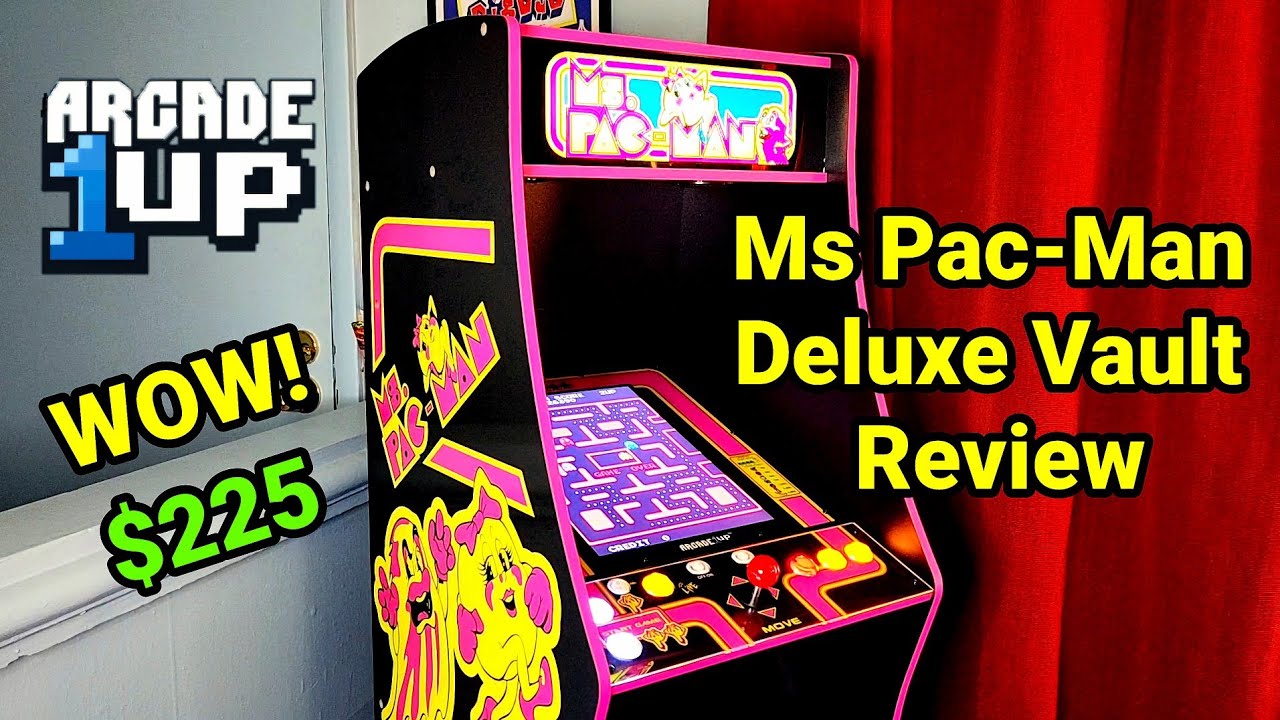 Обзор игрового автомата Arcade1up Ms Pac-Man Deluxe Vault в Walmart! Лучший и самый недооценённый...