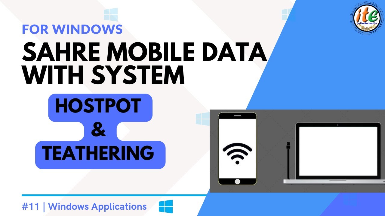 How to Connect Mobile Internet with System | IndianTechnoEra