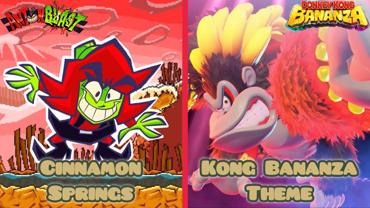Cinnamon Kong Bananza - (Antonblast / Donkey Kong) Music Mashup