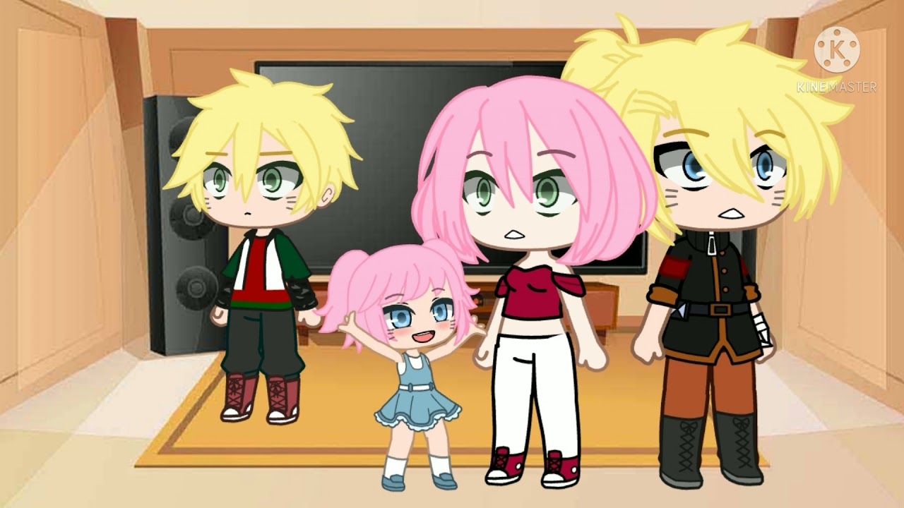 Familia Narusaku reacciona a Naruhina