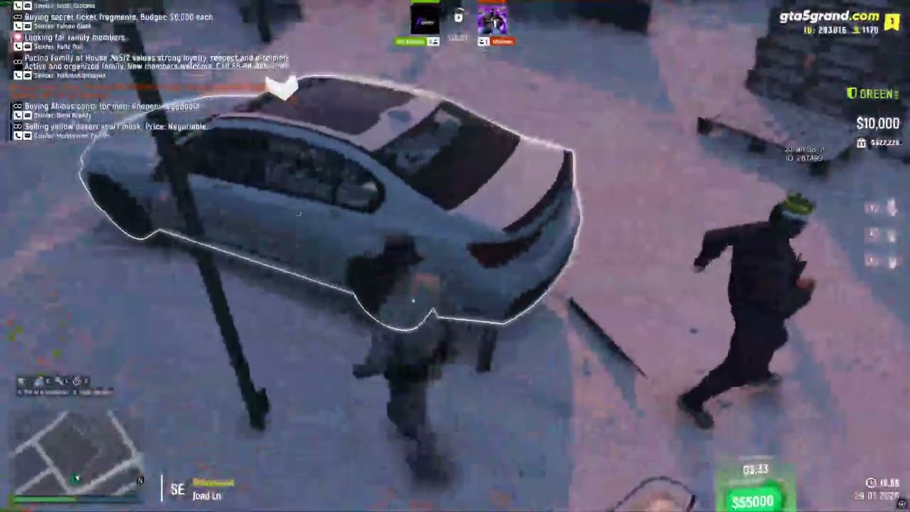 SAHP towing a car