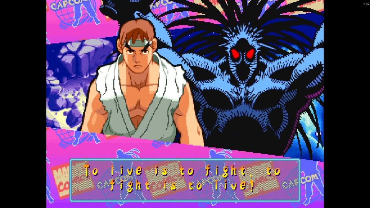 BLACKHEART & RYU — Darkness and Discipline! | Marvel Super Heroes vs Street Fighter Retro Duo