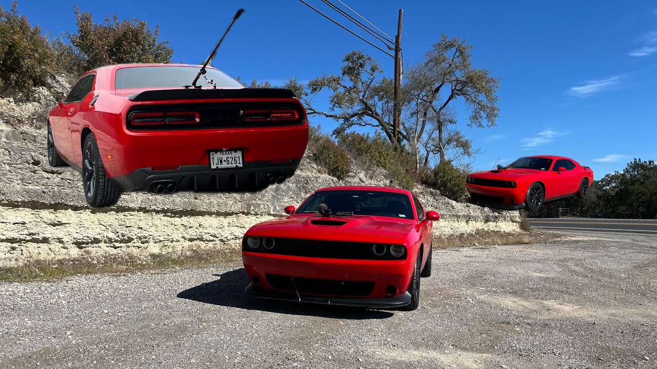 ADDING FRONT SPLITTER & REAR DIFFUSER & DUAL TIPS TO 2023 DODGE CHALLENGER🚨⚠️