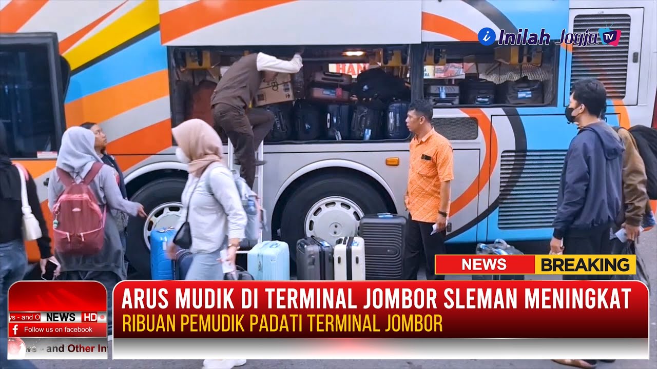 RIBUAN PEMUDIK PADATI TERMINAL JOMBOR