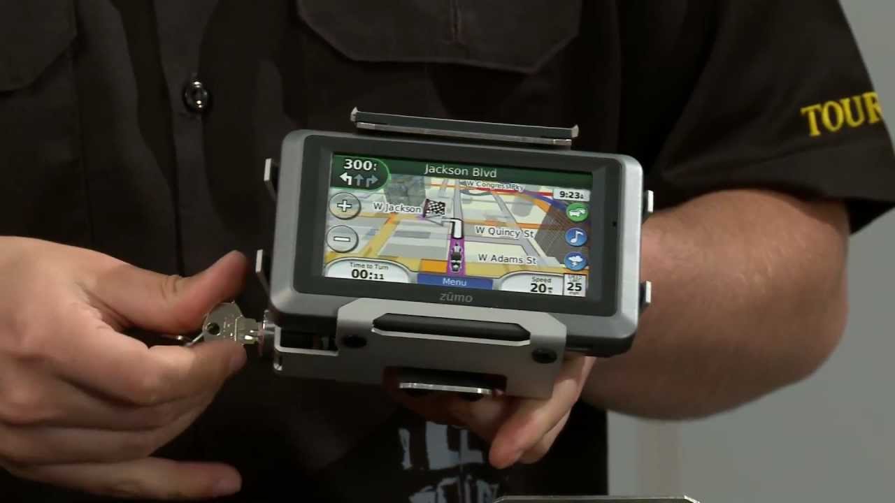Garmin Zumo 660 & 665 Locking Motorcycle GPS Mount