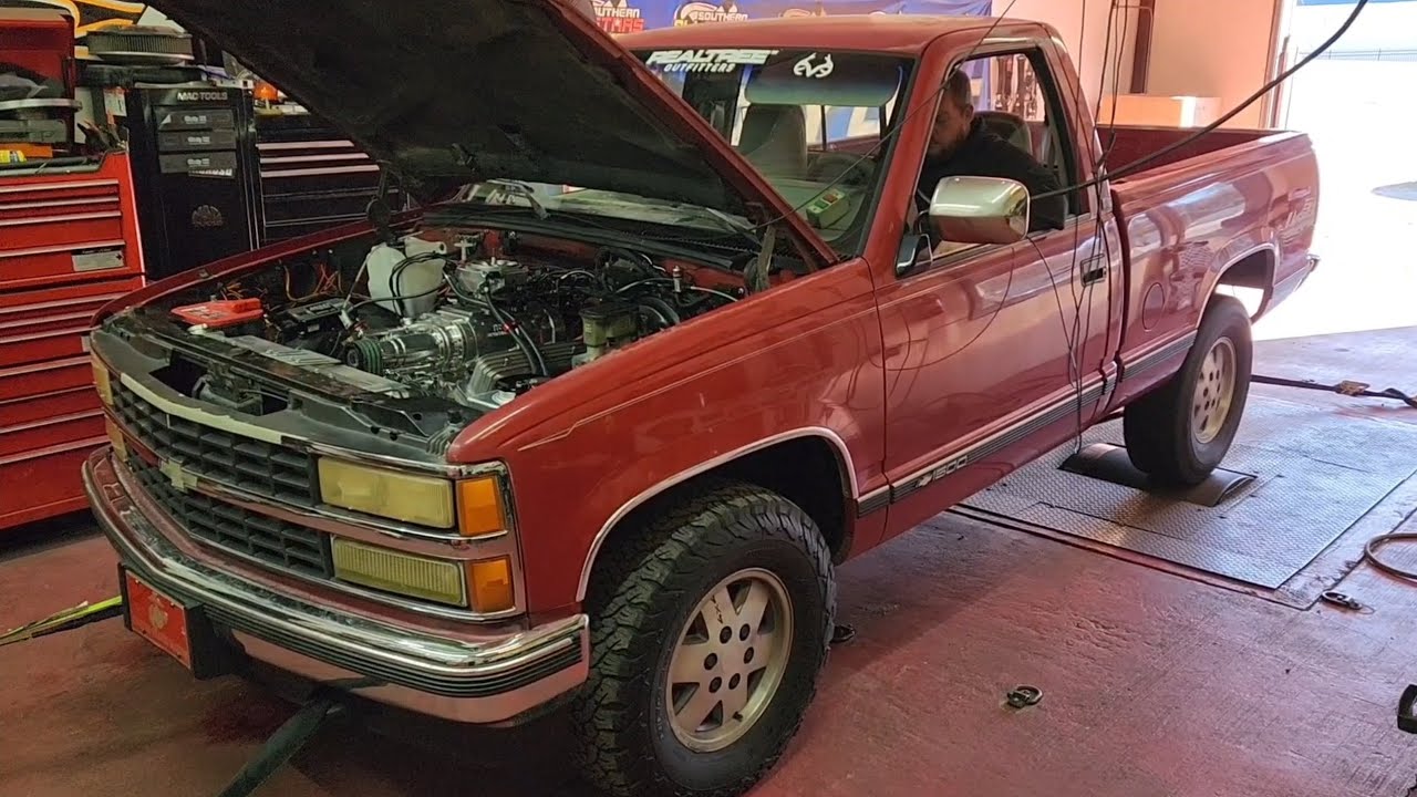 День замеров на динамометрическом стенде: сможет ли этот старый Chevy K1500 TBI 350 Supercharged ...