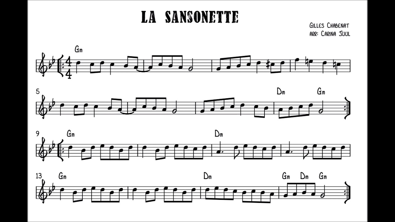 La Sansonette (Gilles Chabenat)