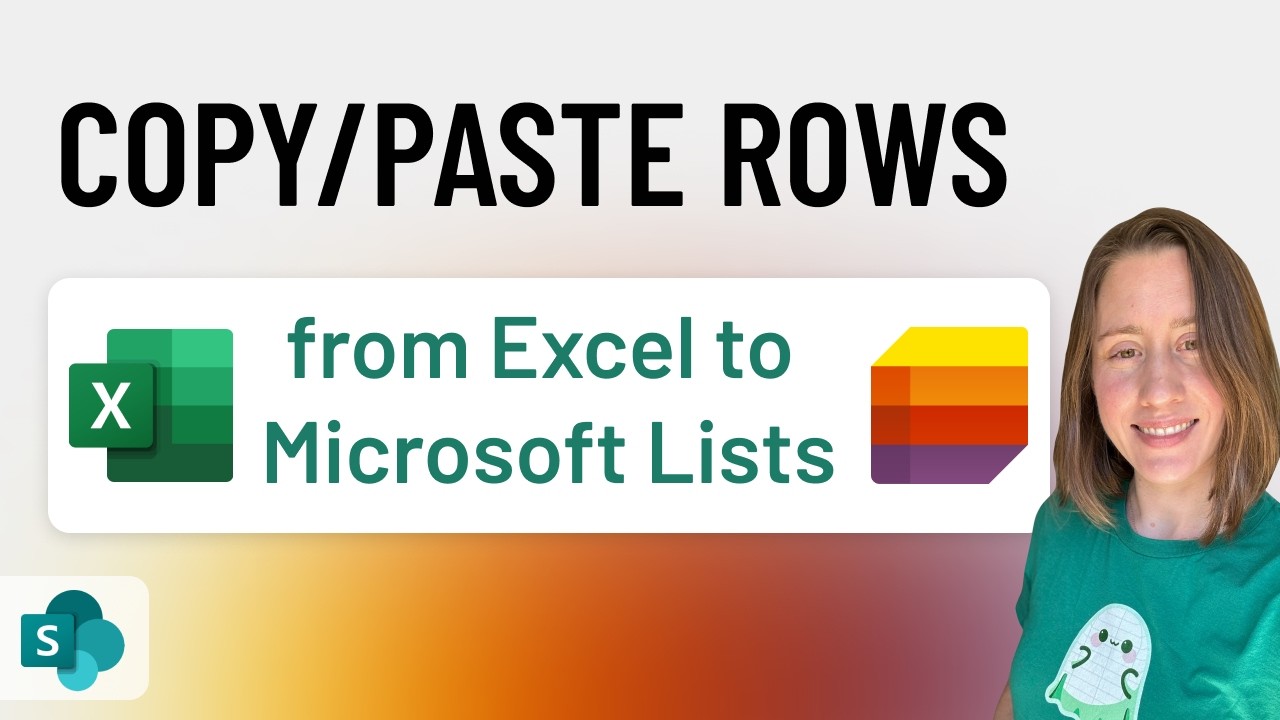 How to quickly bulk import data from Excel to a SharePoint List