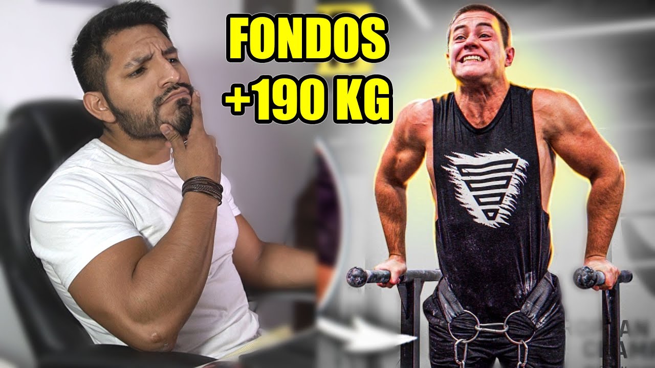 NUEVO RECORD DE CALISTENIA FONDOS 190 KG - Record Mundial de Calistenia Modo Dios