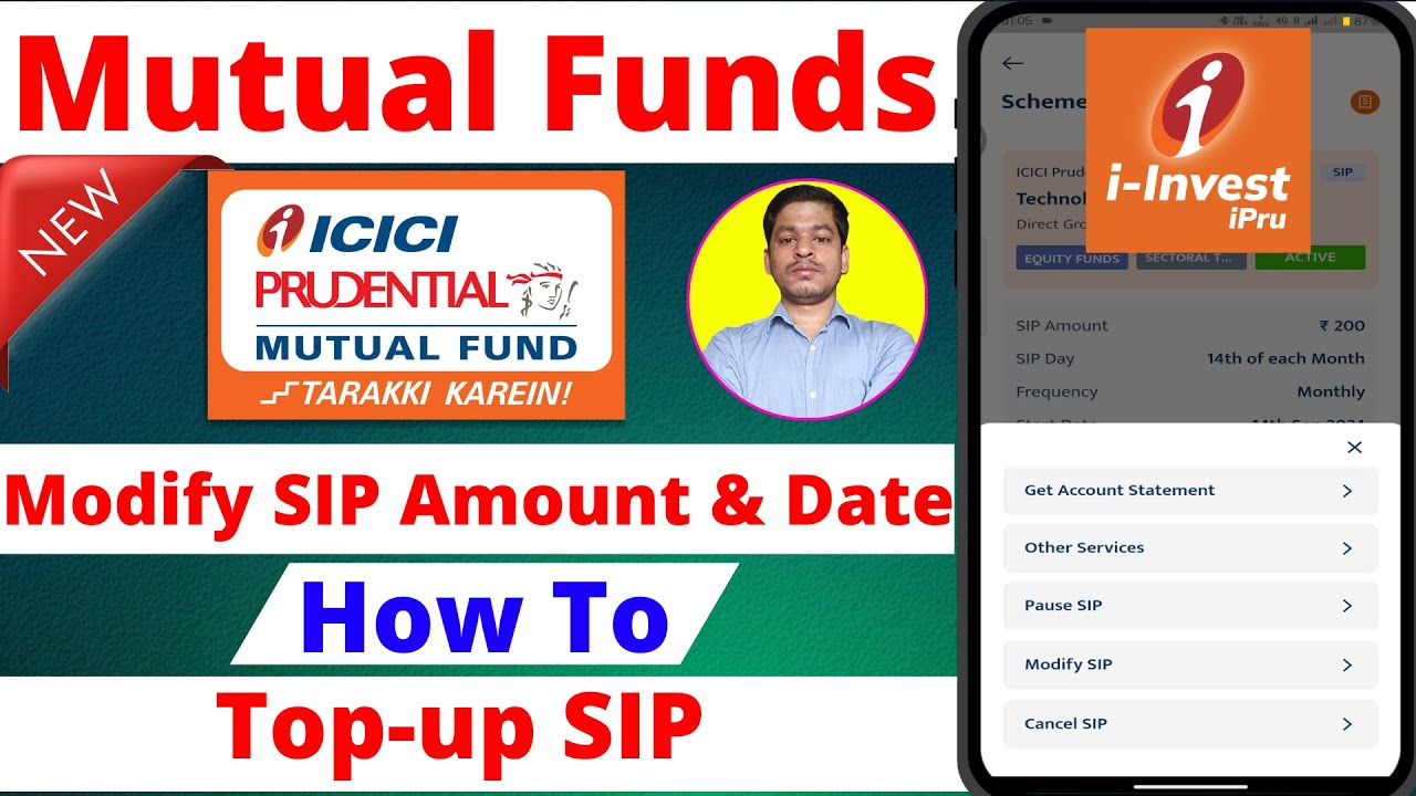 ICICI Mutual Fund SIP Amount & Date Kaise Change Kare? | Full Modify Guide 🔁 | Step-by-step