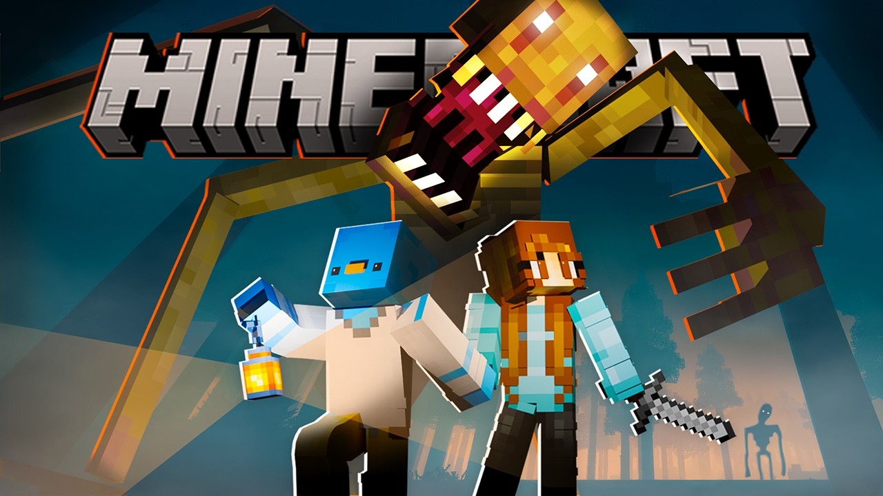 I Survived Endless Forest in HORROR Minecraft with My Wife