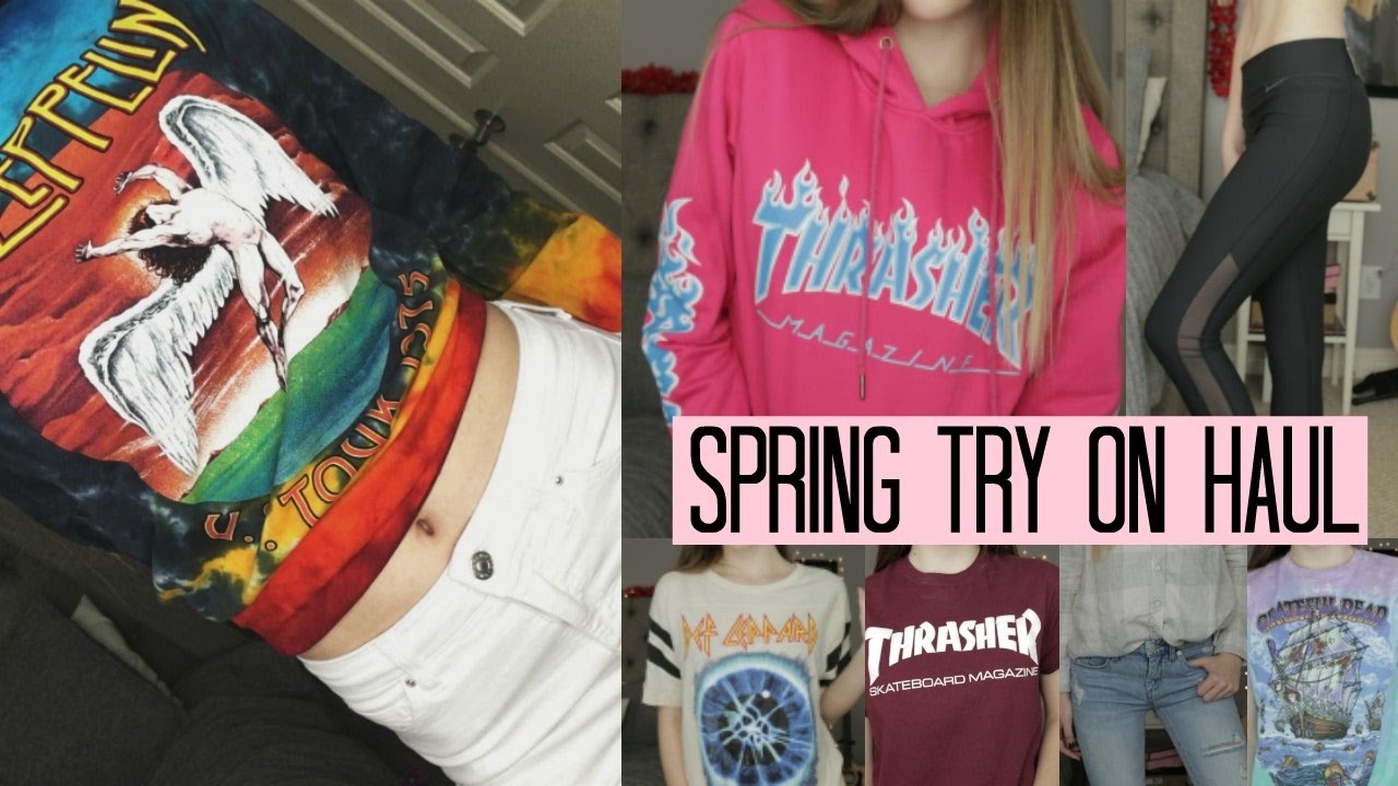 HUGE SPRING TRY ON HAUL 2017 | Urban Outfitters, Zumiez, Topshop & More!