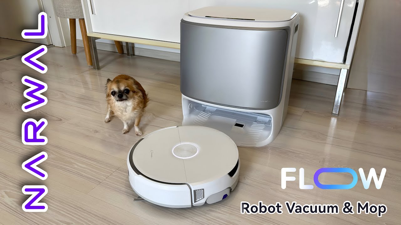  Narwal Flow: Smart Robot Vacuum & Mop with AI Obstacle Avoidance & Hot-Water Cleaning