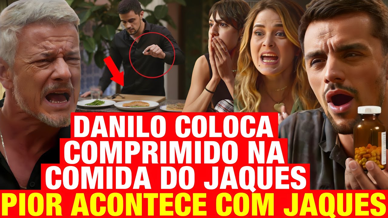 DONA DE MIM: RESUMO SEGUNDA 10/11 - Danilo coloca COMPRIMIDO NA COMIDA do Jaques! PIOR ACONTECE!