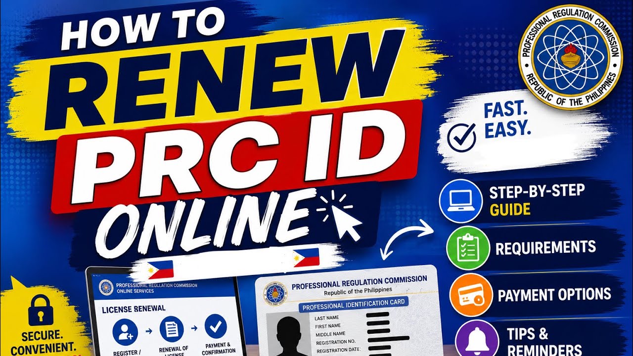 How to Renew Your PRC ID Online (2026) | Step-by-Step Guide 🇵🇭 ⭐