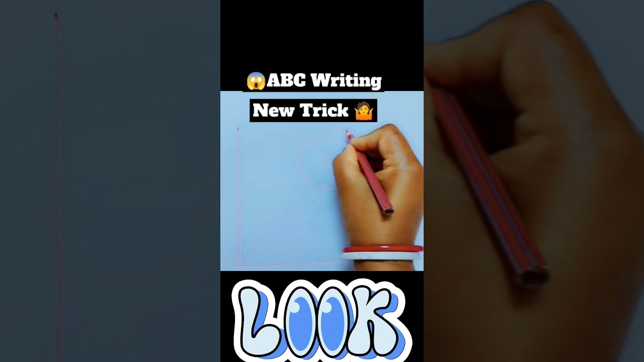 ABC Writing New Trick 😱