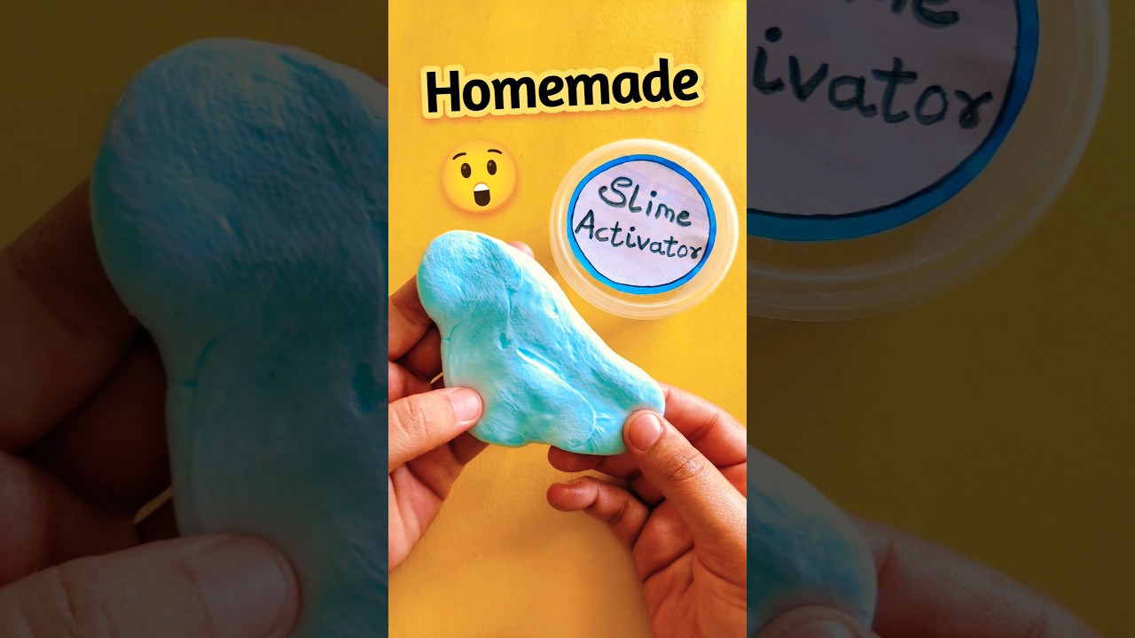 Homemade Slime Activator! 100% Working with Proof 🤓👍✨ slime activator diy #shorts #slime #diy