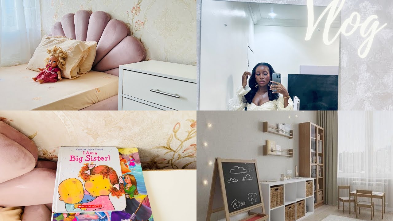 LIFE AS A 20+ MOM : REDECORATING MY KIDS ROOM ON A BUDGET, THEY WERE SO HAPPY! Vlog