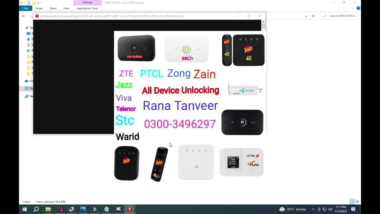 Zong MF25 Jazz MF673 Dead Repair And Unlocking By Online Tricks