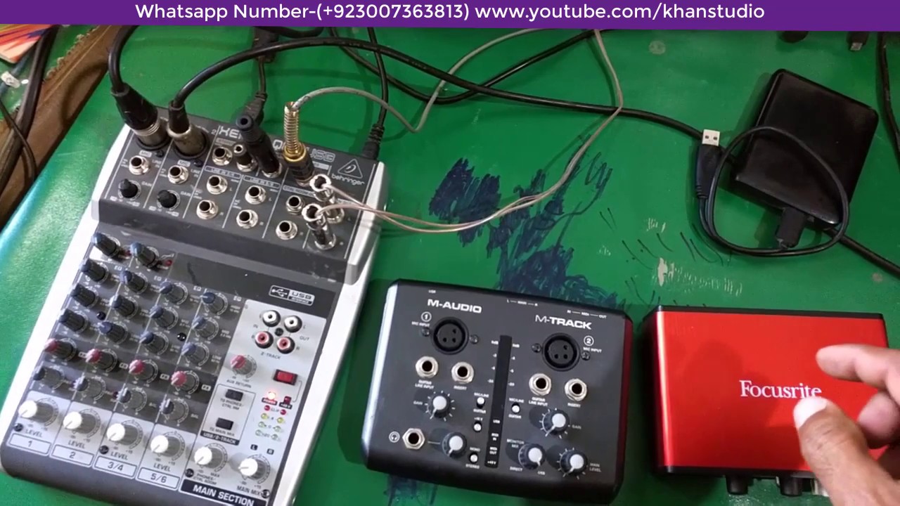 Audio Mixer Aur Audio Interface Men Farq Kia Hota Hy Dono Ko Computer Ky Sath Kesy Lgaty Hen
