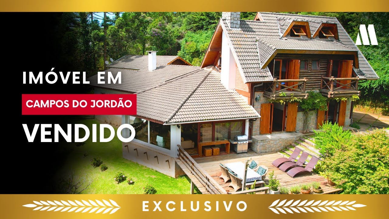 Um Paraíso em Campos do Jordão: Casa de Luxo com Vista Panorâmica e Terreno Amplo! - EXCLUSIVIDADE