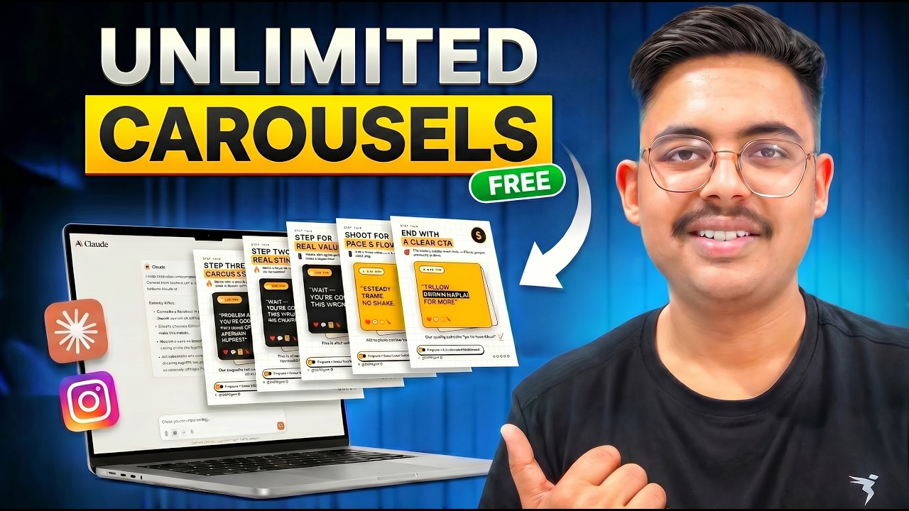 Create Unlimited Instagram Carousels with Claude AI for Free