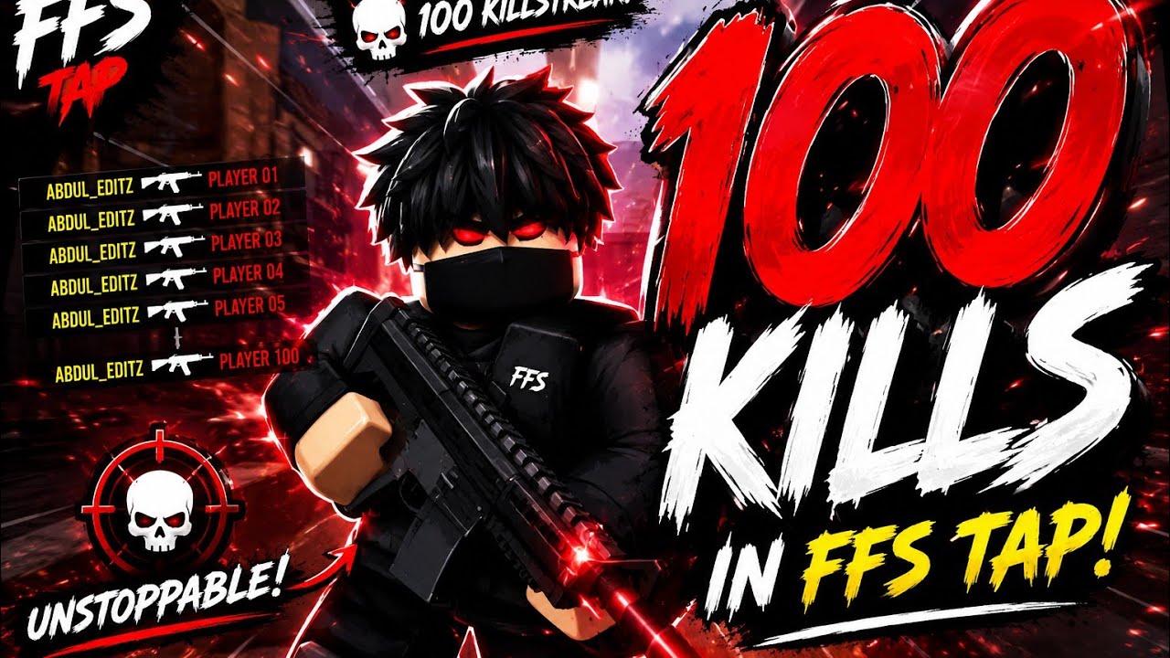 Ffs tap on 100 kill #roblox #fffs